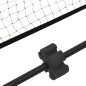 vidaXL Tennisnetz Schwarz und Rot 600x100x87 cm Polyester vidaXL Tennisnetz Schwarz und Rot 600x100x87 cm Polyester