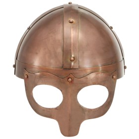 vidaXL Wikinger-Helm Antik Replik LARP Kupfern Stahl 