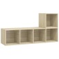vidaXL 2-tlg. TV-Schrank-Set Sonoma-Eiche Holzwerkstoff vidaXL 2-tlg. TV-Schrank-Set Sonoma-Eiche Holzwerkstoff