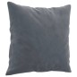 vidaXL 2-Sitzer-Sofa mit Zierkissen Dunkelgrau 120 cm Samt vidaXL 2-Sitzer-Sofa mit Zierkissen Dunkelgrau 120 cm Samt