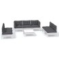 vidaXL 8-tlg. Garten-Lounge-Set mit Kissen Kiefer Massivholz vidaXL 8-tlg. Garten-Lounge-Set mit Kissen Kiefer Massivholz