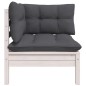 vidaXL 8-tlg. Garten-Lounge-Set mit Kissen Kiefer Massivholz vidaXL 8-tlg. Garten-Lounge-Set mit Kissen Kiefer Massivholz