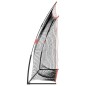 vidaXL Golf-Übungsnetz Schwarz und Rot 305x91x213 cm Polyester vidaXL Golf-Übungsnetz Schwarz und Rot 305x91x213 cm Polyester