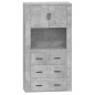 vidaXL Highboard Betongrau Holzwerkstoff vidaXL Highboard Betongrau Holzwerkstoff