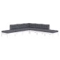 vidaXL 7-tlg. Garten-Lounge-Set mit Kissen Weiß Kiefernholz vidaXL 7-tlg. Garten-Lounge-Set mit Kissen Weiß Kiefernholz
