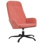 vidaXL Relaxsessel mit Hocker Rosa Samt vidaXL Relaxsessel mit Hocker Rosa Samt