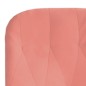vidaXL Relaxsessel mit Hocker Rosa Samt vidaXL Relaxsessel mit Hocker Rosa Samt