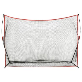 vidaXL Golf-Ballfangnetz 356x92,5x215 cm Metall 