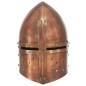 vidaXL Mittelalterlicher Ritterhelm Antik LARP Replik Kupfern Stahl vidaXL Mittelalterlicher Ritterhelm Antik LARP Replik Kupfern Stahl
