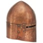 vidaXL Mittelalterlicher Ritterhelm Antik LARP Replik Kupfern Stahl vidaXL Mittelalterlicher Ritterhelm Antik LARP Replik Kupfern Stahl