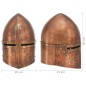 vidaXL Mittelalterlicher Ritterhelm Antik LARP Replik Kupfern Stahl vidaXL Mittelalterlicher Ritterhelm Antik LARP Replik Kupfern Stahl