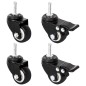 vidaXL Rollen für Pflanzkübel 4 Stk. Schwarz 8x3,5x8 cm Eisen vidaXL Rollen für Pflanzkübel 4 Stk. Schwarz 8x3,5x8 cm Eisen