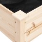 vidaXL Pflanzkübel mit Einsatz und Rollen 118x59x80cm Massivholz Tanne vidaXL Pflanzkübel mit Einsatz und Rollen 118x59x80cm Massivholz Tanne