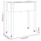 vidaXL Pflanzkübel mit Einsatz und Rollen Braun 71x37x80 cm Tannenholz vidaXL Pflanzkübel mit Einsatz und Rollen Braun 71x37x80 cm Tannenholz