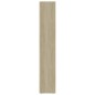 vidaXL Bücherregal Weiß Sonoma-Eiche 36x30x171 cm Holzwerkstoff vidaXL Bücherregal Weiß Sonoma-Eiche 36x30x171 cm Holzwerkstoff