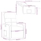 vidaXL Relaxsessel Dunkelgrün Stoff vidaXL Relaxsessel Dunkelgrün Stoff