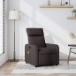 vidaXL Massagesessel Dunkelbraun Stoff vidaXL Massagesessel Dunkelbraun Stoff