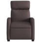 vidaXL Massagesessel Dunkelbraun Stoff vidaXL Massagesessel Dunkelbraun Stoff
