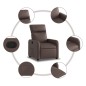 vidaXL Relaxsessel Braun Kunstleder vidaXL Relaxsessel Braun Kunstleder