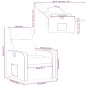 vidaXL Relaxsessel Braun Kunstleder vidaXL Relaxsessel Braun Kunstleder