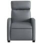 vidaXL Massagesessel Grau Kunstleder vidaXL Massagesessel Grau Kunstleder