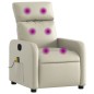 vidaXL Massagesessel Creme Kunstleder vidaXL Massagesessel Creme Kunstleder