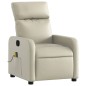 vidaXL Massagesessel Creme Kunstleder vidaXL Massagesessel Creme Kunstleder