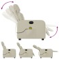 vidaXL Massagesessel Creme Kunstleder vidaXL Massagesessel Creme Kunstleder
