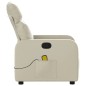 vidaXL Massagesessel Creme Kunstleder vidaXL Massagesessel Creme Kunstleder