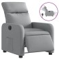 vidaXL Relaxsessel Elektrisch Hellgrau Stoff vidaXL Relaxsessel Elektrisch Hellgrau Stoff
