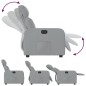 vidaXL Relaxsessel Elektrisch Hellgrau Stoff vidaXL Relaxsessel Elektrisch Hellgrau Stoff