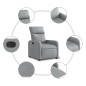 vidaXL Relaxsessel Elektrisch Hellgrau Stoff vidaXL Relaxsessel Elektrisch Hellgrau Stoff