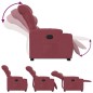 vidaXL Relaxsessel mit Aufstehhilfe Weinrot Stoff vidaXL Relaxsessel mit Aufstehhilfe Weinrot Stoff