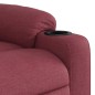 vidaXL Relaxsessel mit Aufstehhilfe Weinrot Stoff vidaXL Relaxsessel mit Aufstehhilfe Weinrot Stoff
