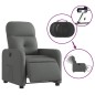 vidaXL Relaxsessel Elektrisch Dunkelgrau Stoff vidaXL Relaxsessel Elektrisch Dunkelgrau Stoff