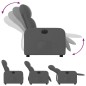 vidaXL Relaxsessel Elektrisch Dunkelgrau Stoff vidaXL Relaxsessel Elektrisch Dunkelgrau Stoff