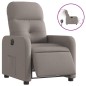 vidaXL Relaxsessel Elektrisch Taupe Stoff vidaXL Relaxsessel Elektrisch Taupe Stoff