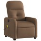 vidaXL Massagesessel Elektrisch Braun Stoff vidaXL Massagesessel Elektrisch Braun Stoff