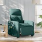 vidaXL Massagesessel Elektrisch Dunkelgrün Stoff vidaXL Massagesessel Elektrisch Dunkelgrün Stoff