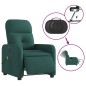 vidaXL Massagesessel Elektrisch Dunkelgrün Stoff vidaXL Massagesessel Elektrisch Dunkelgrün Stoff