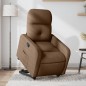 vidaXL Relaxsessel mit Aufstehhilfe Braun Stoff vidaXL Relaxsessel mit Aufstehhilfe Braun Stoff