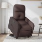 vidaXL Relaxsessel mit Aufstehhilfe Dunkelbraun Stoff vidaXL Relaxsessel mit Aufstehhilfe Dunkelbraun Stoff