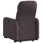 vidaXL Relaxsessel mit Aufstehhilfe Dunkelbraun Stoff vidaXL Relaxsessel mit Aufstehhilfe Dunkelbraun Stoff