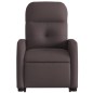 vidaXL Relaxsessel mit Aufstehhilfe Dunkelbraun Stoff vidaXL Relaxsessel mit Aufstehhilfe Dunkelbraun Stoff