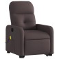 vidaXL Massagesessel mit Aufstehhilfe Dunkelbraun Stoff vidaXL Massagesessel mit Aufstehhilfe Dunkelbraun Stoff