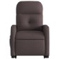 vidaXL Massagesessel mit Aufstehhilfe Dunkelbraun Stoff vidaXL Massagesessel mit Aufstehhilfe Dunkelbraun Stoff