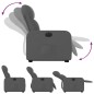 vidaXL Relaxsessel mit Aufstehhilfe Elektrisch Dunkelgrau Stoff vidaXL Relaxsessel mit Aufstehhilfe Elektrisch Dunkelgrau Stoff