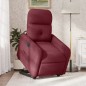 vidaXL Relaxsessel mit Aufstehhilfe Elektrisch Weinrot Stoff vidaXL Relaxsessel mit Aufstehhilfe Elektrisch Weinrot Stoff