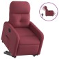 vidaXL Relaxsessel mit Aufstehhilfe Elektrisch Weinrot Stoff vidaXL Relaxsessel mit Aufstehhilfe Elektrisch Weinrot Stoff