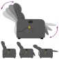 vidaXL Elektrischer Massagesessel mit Aufstehhilfe Dunkelgrau Stoff vidaXL Elektrischer Massagesessel mit Aufstehhilfe Dunkelgrau Stoff